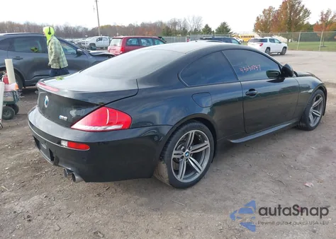2008 BMW M6 z USA, uszkodzony, nr VIN WBSEH93548CY24516